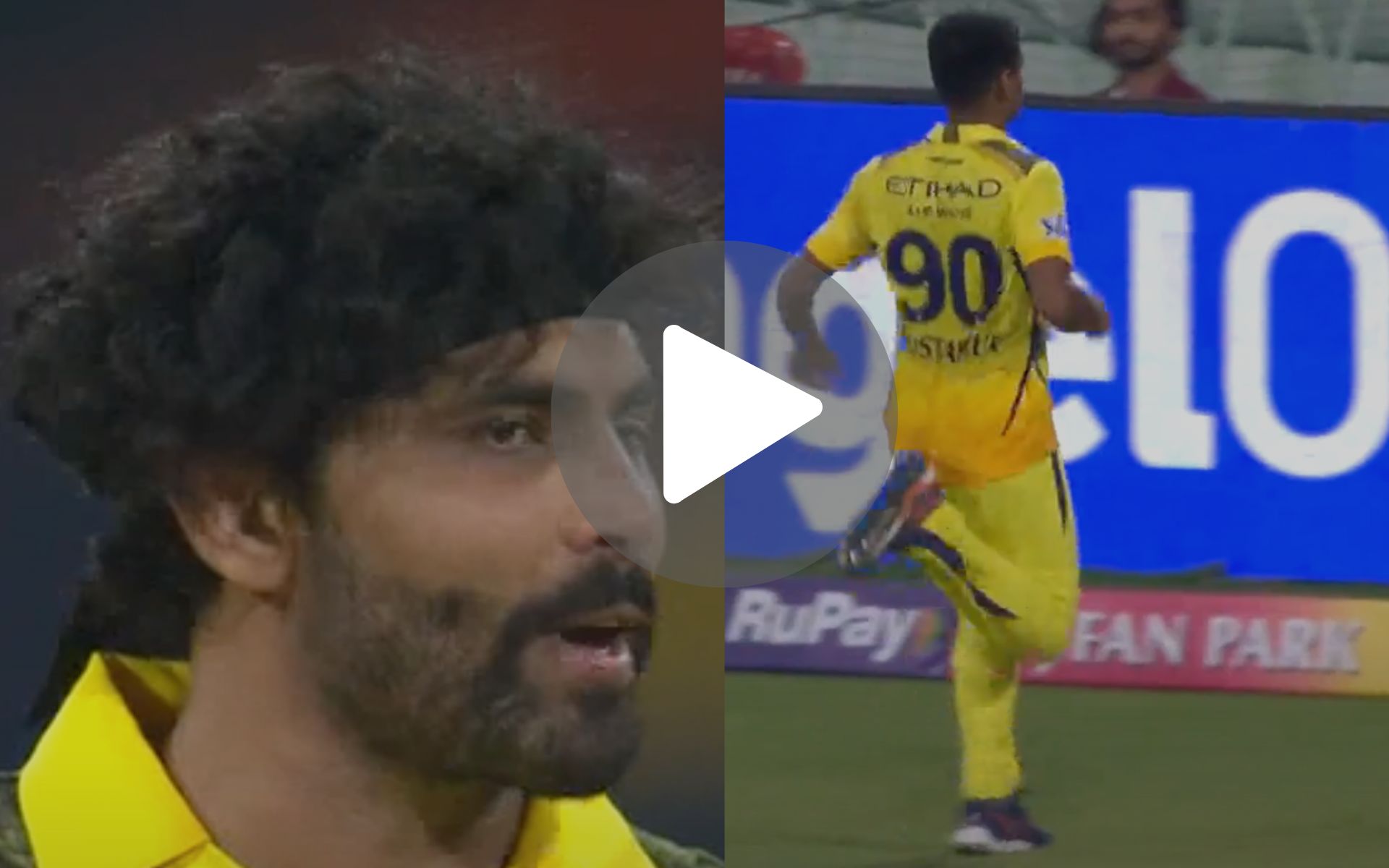 [Watch] Ravindra Jadeja Abuses Mustafizur After Lazy Fielding Effort From The Pacer Vs LSG